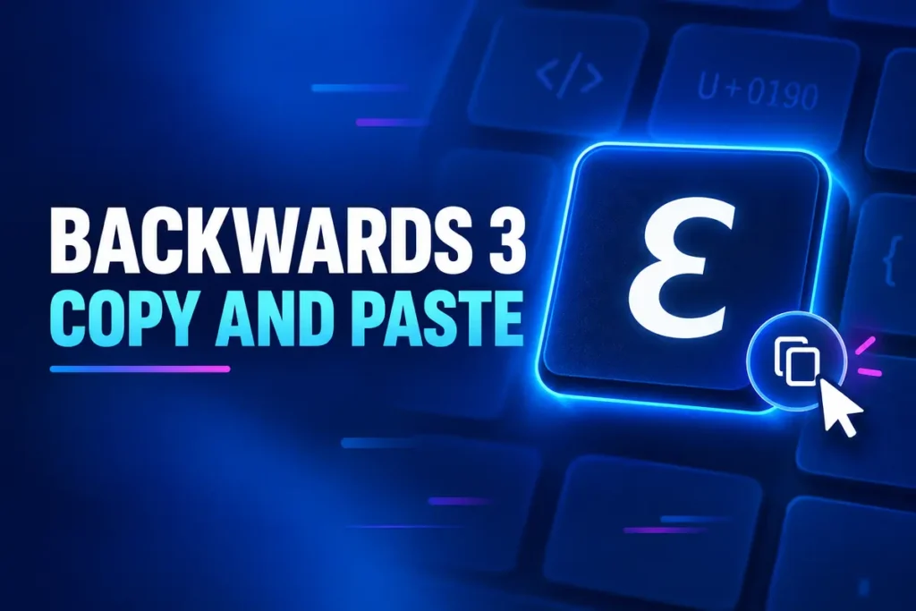 Backwards 3 Copy and Paste