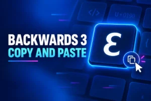 Backwards 3 Copy and Paste